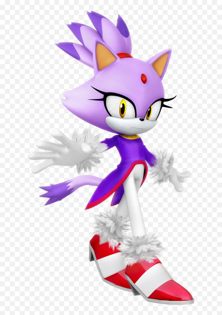 Top 10 Strongest Sonic The Hedgehog Characters - Levelskip Blaze The Cat Render Png,Sonic Battle Logo