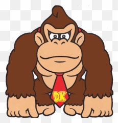Donkey Kong Clipart - Mario Paper png