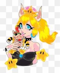 Bowsette By Fae - Vvitch Fur Affinity Dot Net Fictional Character Png,Bowsette Png