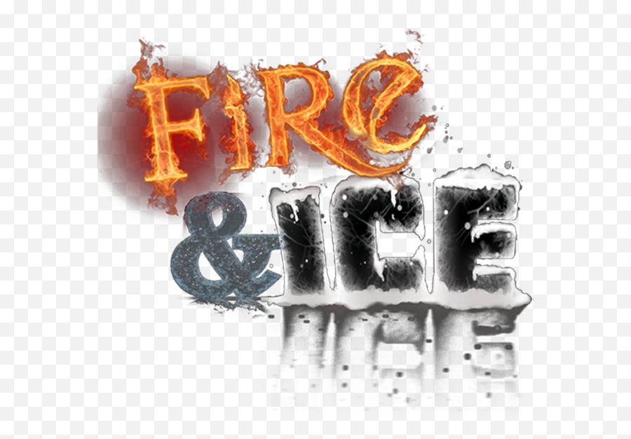 Fire And Ice 4 - Fire And Ice Calligarphy Png,Fire And Ice Logo