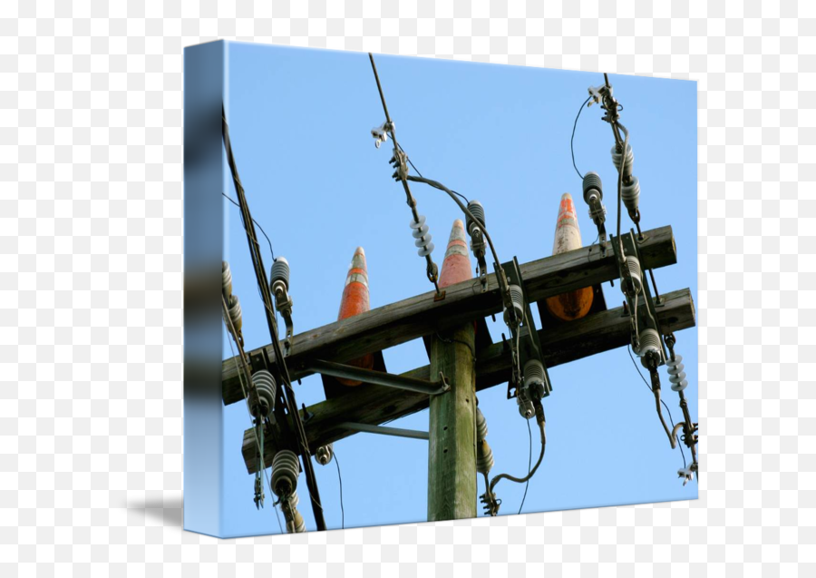 Safety Cones - Electrical Network Png,Telephone Pole Png