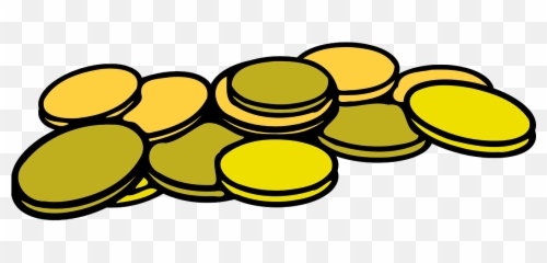 Deposit Coins Money Stack Cash Png Picpng - Silver And Gold Coins Clipart,Money Stack Transparent