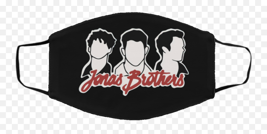The Jonas Brothers Face Mask - Gnomie Store Cloth Face Mask Png,Jonas Brothers Logo