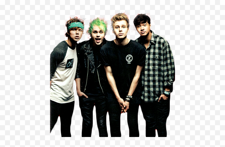 5sos Transparent With Green Theme - 5 Seconds Of Summer Transparent Png,5sos Png
