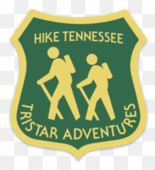 Hike Tennessee Decal - Hiking Trail Signs png