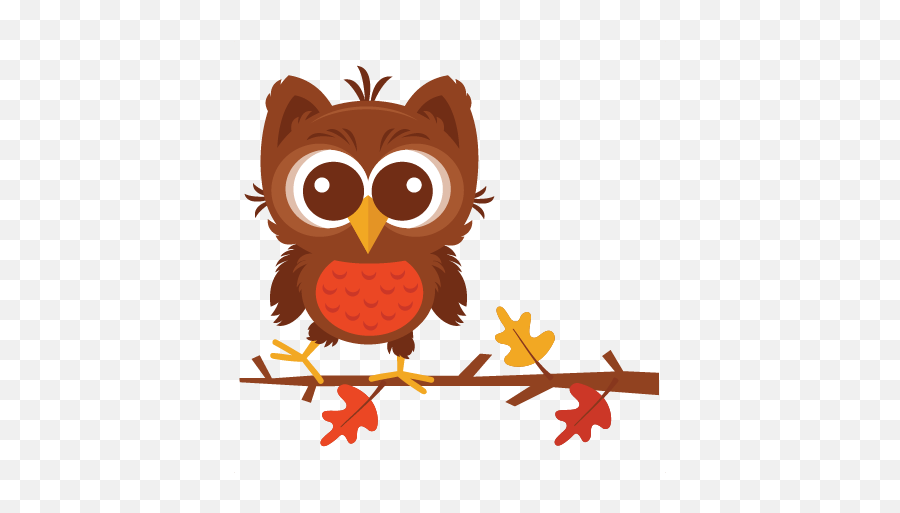 Download - Fall Cute Fall Owl Clipart Png,Owl Silhouette Png