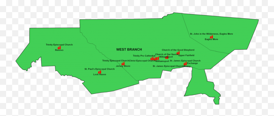 West Branch Convocation The Episcopal Church In Central - Horizontal Png,Trinity Episcopal School Logo
