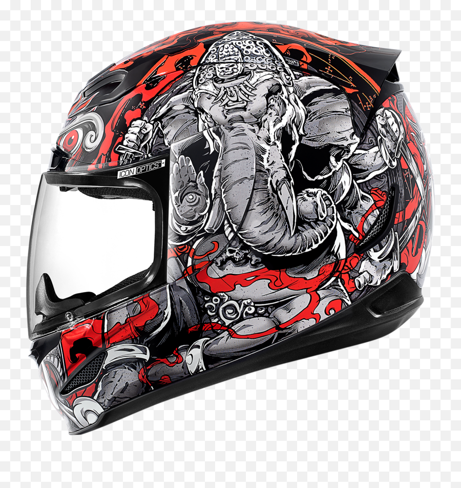 Airmada Ganesh - Black Products Ride Icon Custom Helmets Png,Icon Motorcycle Helmets