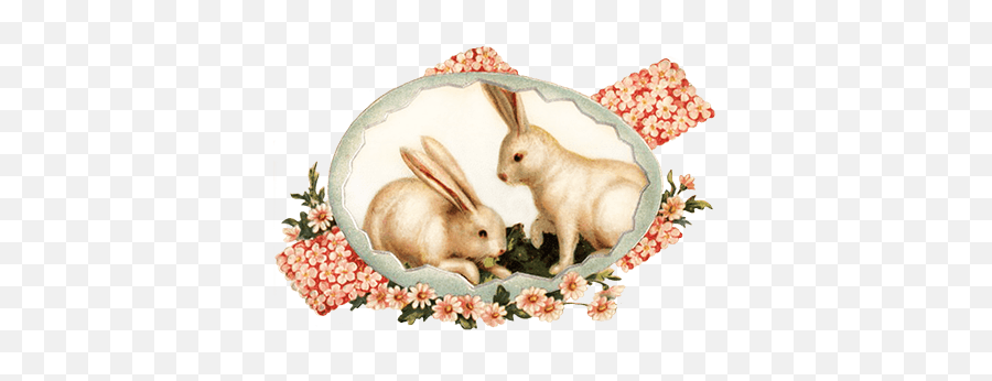 Easter Bunnies Vintage Transparent Png - Stickpng Vintage Easter Bunny Clipart,Easter Transparent