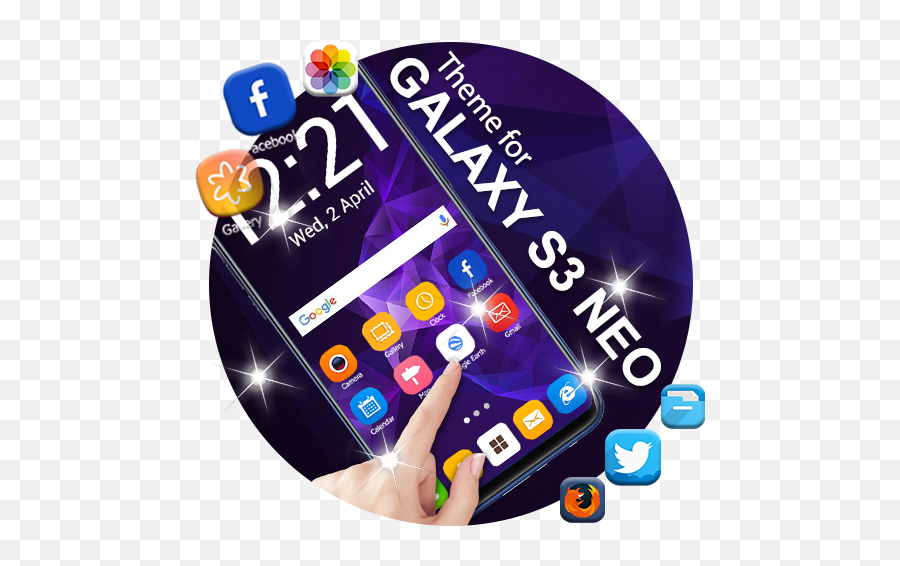 Launcher Themes For Galaxy S3 Neo - Galaxy Tv Png,Galaxy S3 Icon