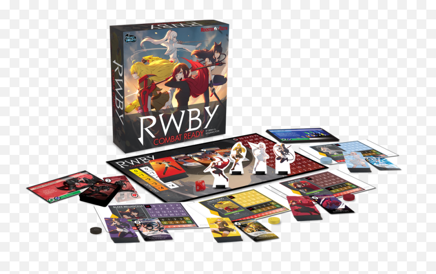 Rwby Combat Ready Board Game Up - Tabletop Rwby Remnant Board Game Png,Rwby Png