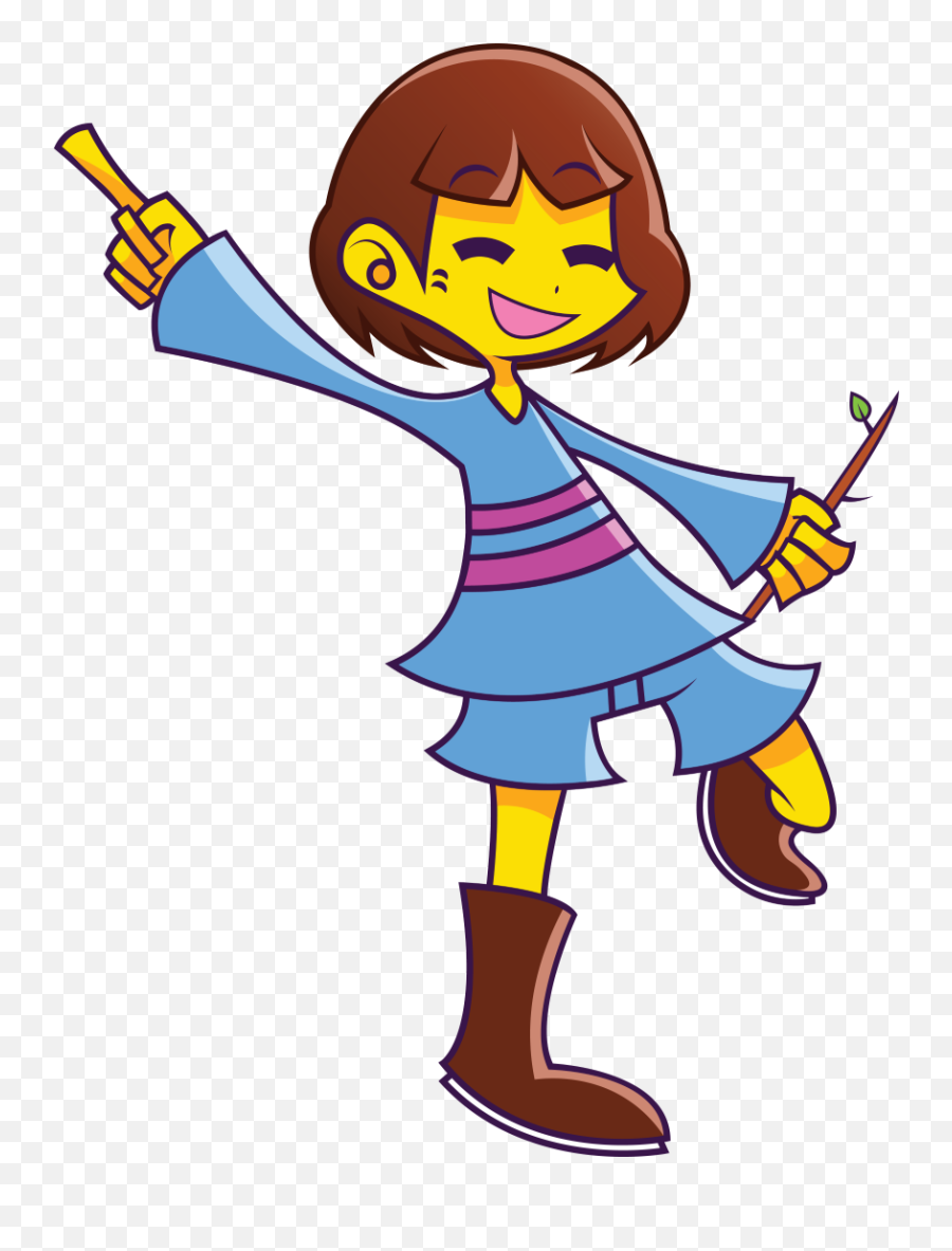 Frisk In The Puyo Art Style - Draw In Puyo Style Png,Undertale Frisk Icon