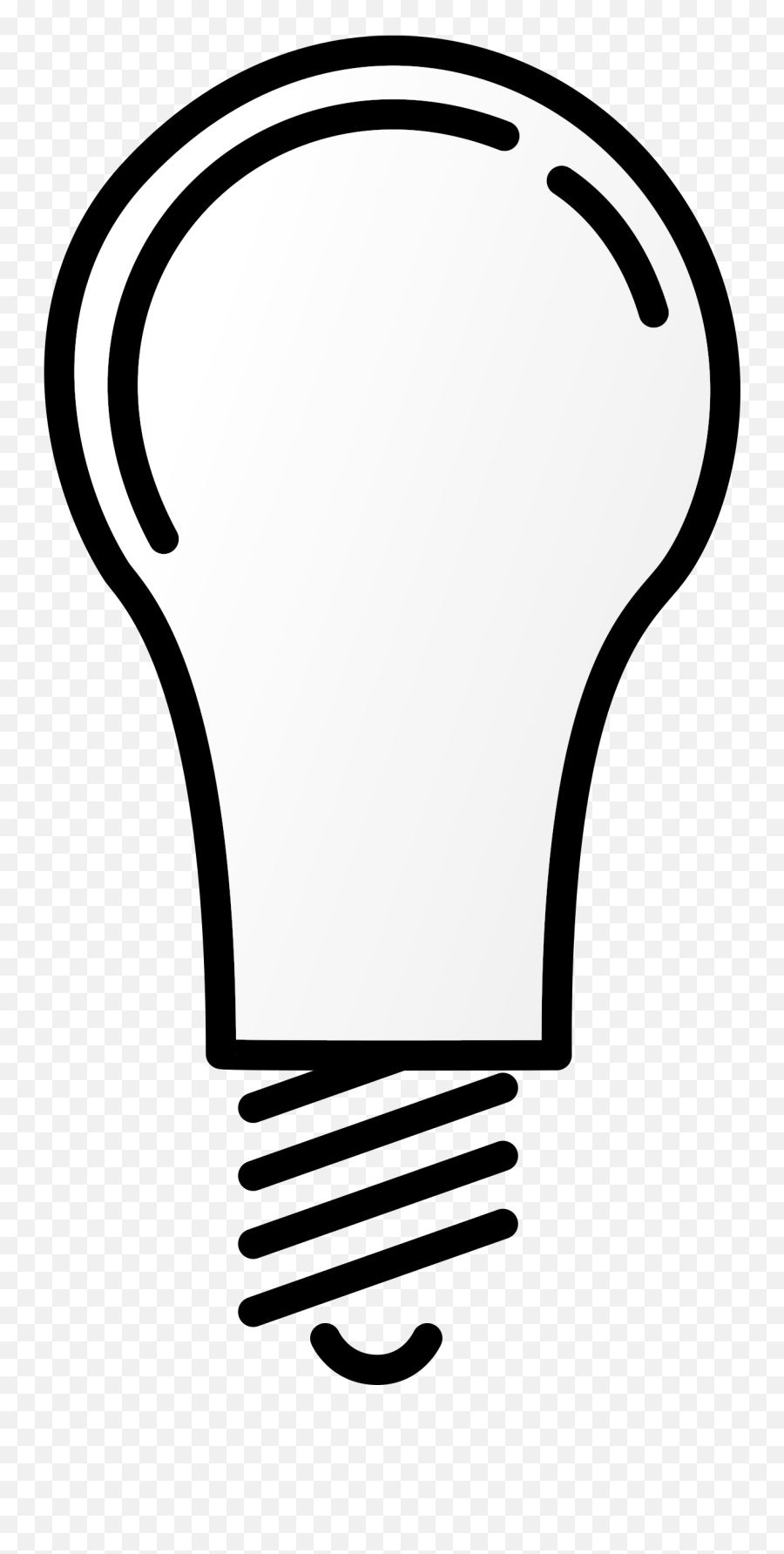 Light Bulb Outline - Clipart Best Transparent Background Light Bulb Transparent Png,Lightbulb Icon Vector