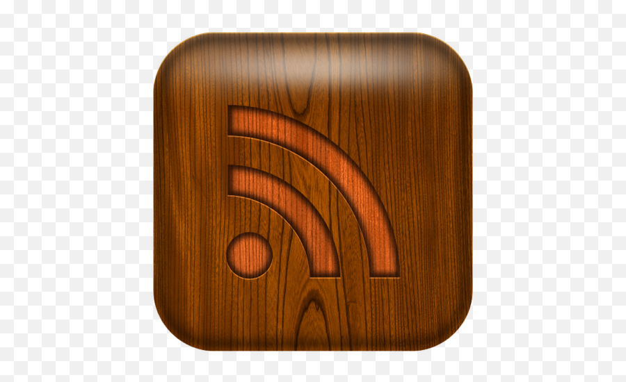 Rss Icon - Social Media Wood Icons Softiconscom Solid Png,Rss Icon Png