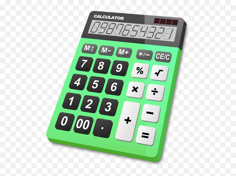 Calculator Light Green Vector Icon Svgvectorpublic - Calculator Blue Icon Png,Free Calculator Icon