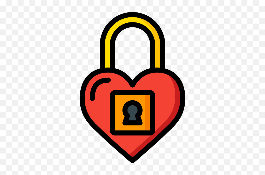 Heart Lock - Free Shapes Icons Vertical Png,Heart Lock Icon