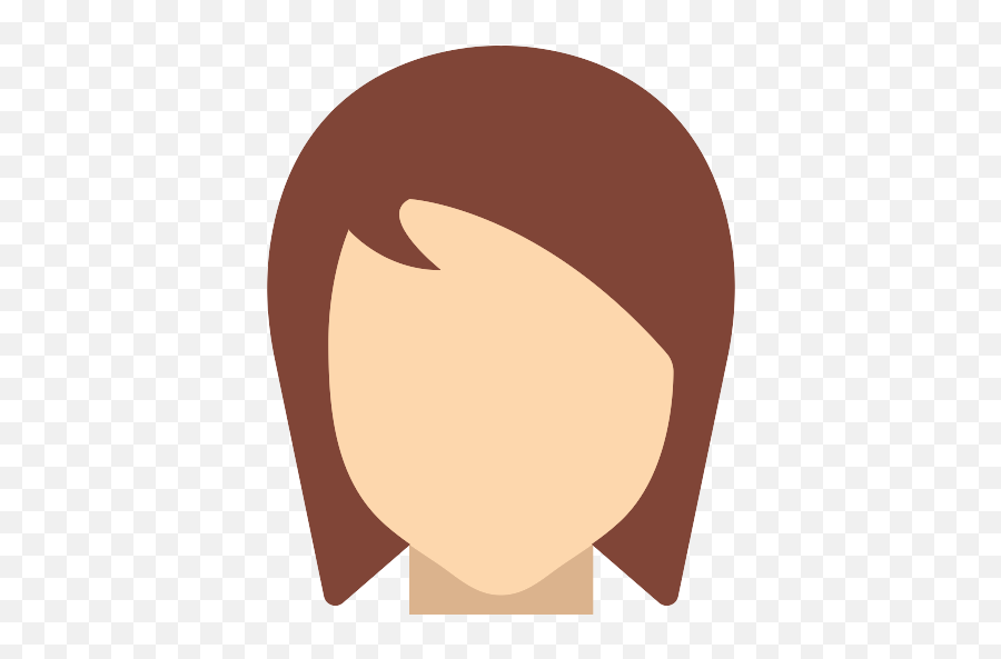Woman Girl Vector Svg Icon 16 - Png Repo Free Png Icons Hair Design,Faceless Icon
