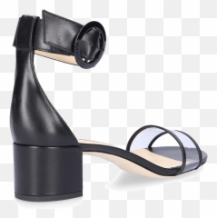Jimmy Choo Sandals Jaime Nappa Leather Pvc Black - Jamie Black png