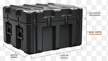 Single Lid Case Size Chart Peli - Pelican Hardigg png