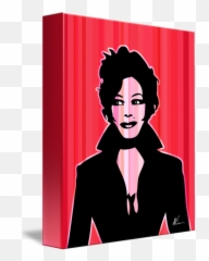 Janet Jackson Pop Art By William Cuccio - Hair Design png