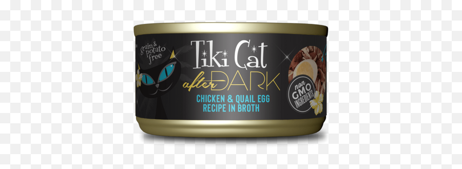 Tiki Cat After Dark Chicken U0026 Quail Egg - Tiki Cat After Dark Chicken Cat Food Png,Quail Icon