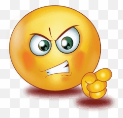 Gradient Angry Emoji Png Transparent