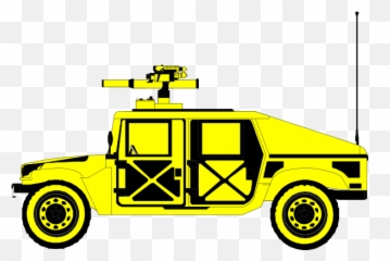 Yellow Hummer Clip Art - vector clip art online png