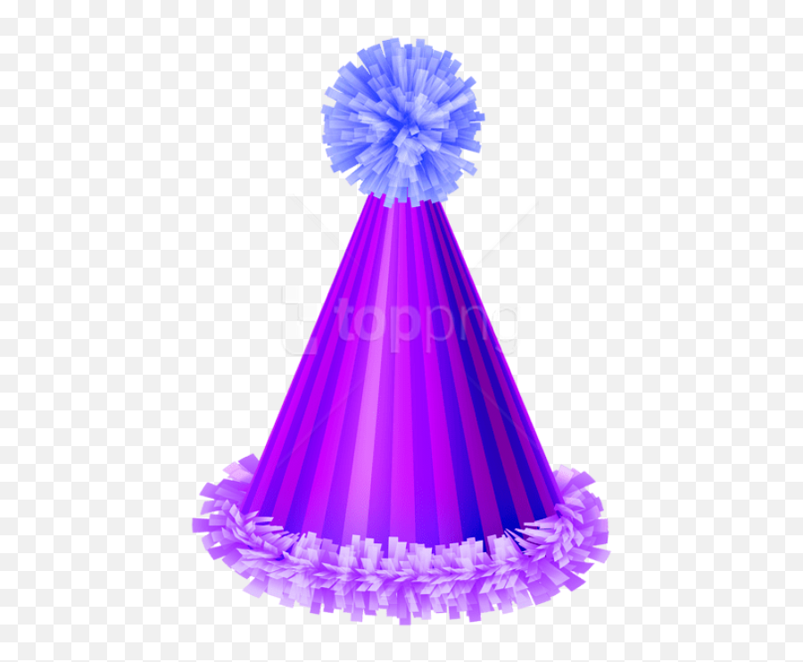 Purple Party Hat Png Images Background - Purple Birthday Hat Png,Party Hat Png