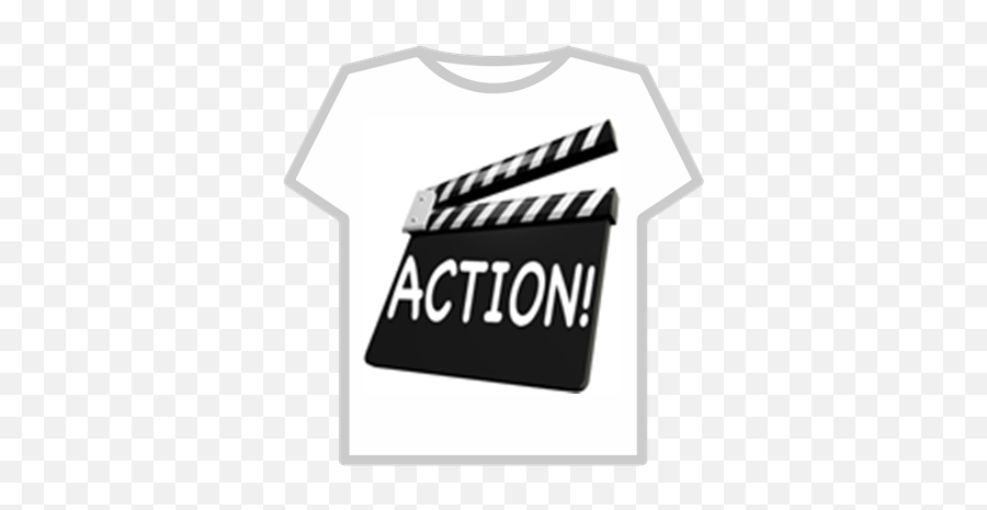 Action - Clapboard Roblox Roblox Glitch T Shirt Png,Clapboard Png
