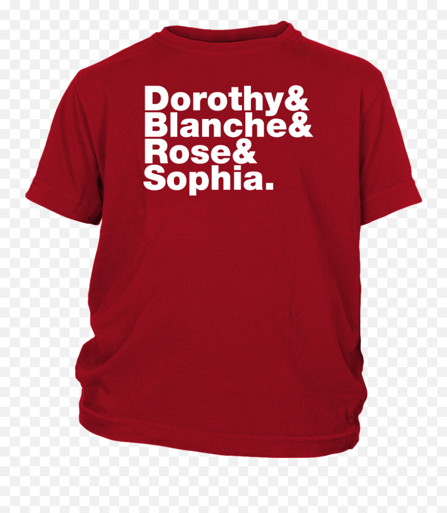 Golden Girls Helvetica T - Shirt U2013 Fishbiscuitdesigns Active Shirt Png,Golden Girls Png