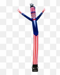 20ft Uncle Sam Air Dancer Inflatable Tube Dancers Free Shipping - Tube Man Png,Uncle Sam Png