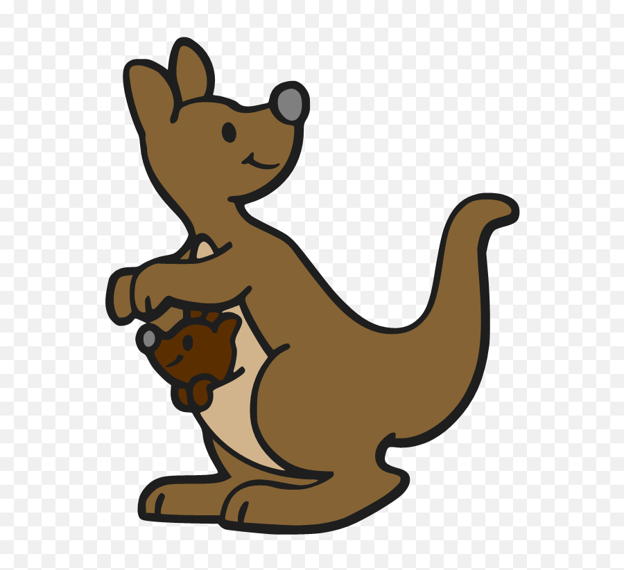 Grab Baby Kangaroo Cartoon Pictures - Kangaroo Cartoon Transparent Png,Kangaroo Png