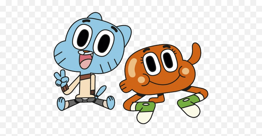 Library Of Gumball Y Darwin Jpg Black - Gumball And Darwin Png,Gumball Png