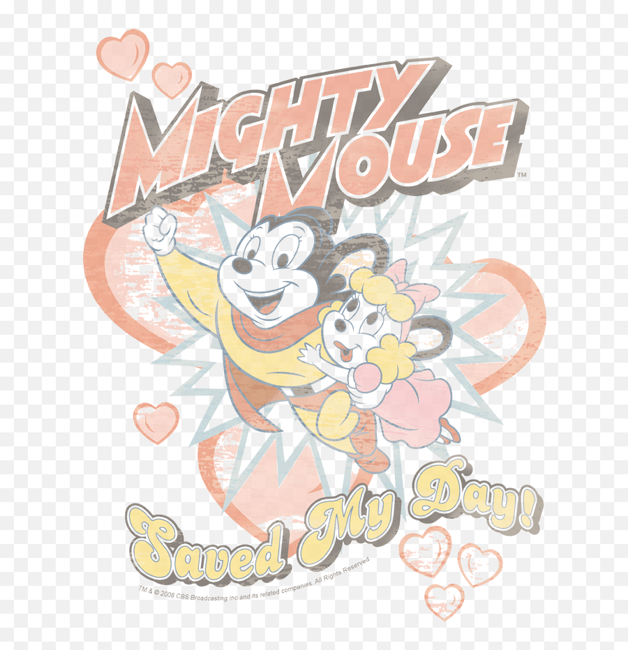 Mighty Mouse Saved My Day Kidu0027s T - Shirt Ages 47 Mighty Mouse Might Mouse Saved My Day Png,Mighty Mouse Png