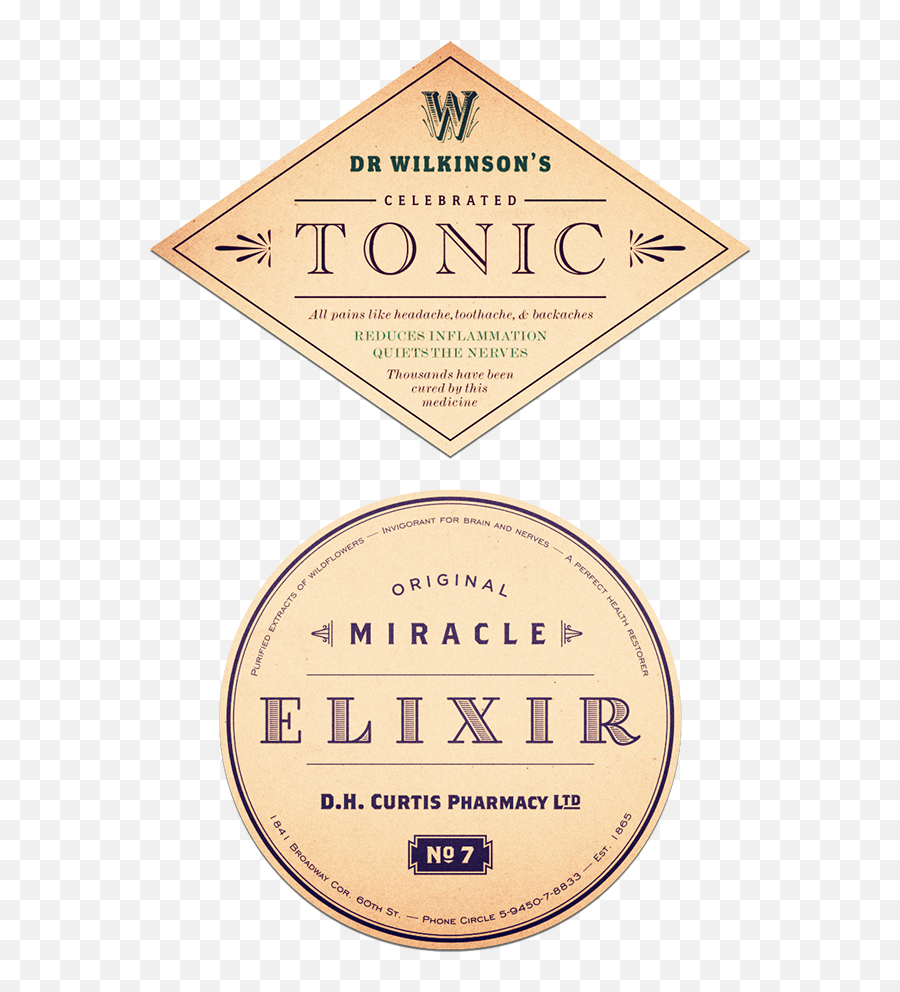 Download Vintage Apothecary Labels - Vintage Triangle Png,Behance Png