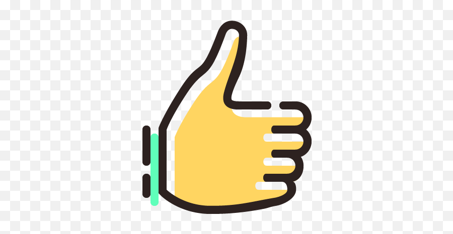 Thumbs Up Free Icon Of Colored Line Icons - Png Jempol,Thumbs Up Logo