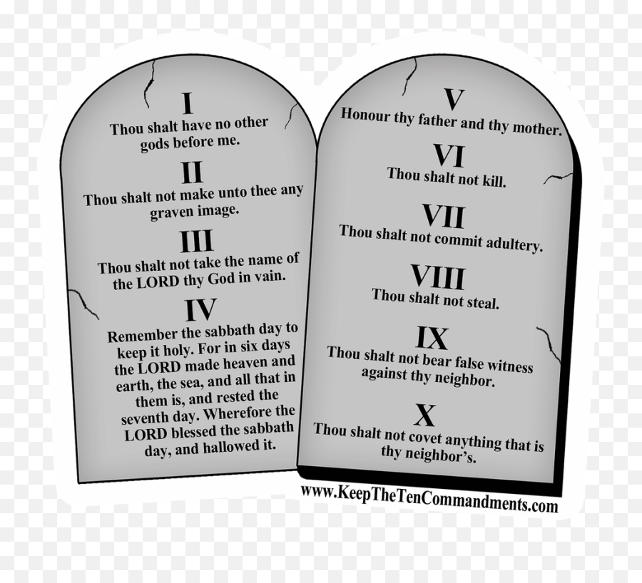 Christian School Locker Magnets - Ten Commandments Png,Ten Commandments Png