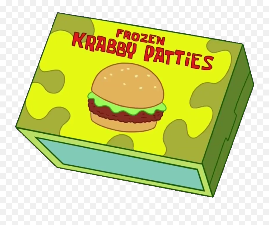 Spongebob Frozen Krabby Patties - Spongebob Frozen Krabby Patty Png,Krabby Patty Png