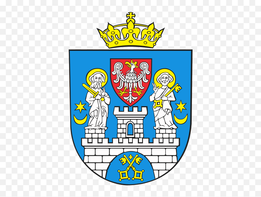 Vector Drawing Of Coat Arms Poznan City Free Svg - Clipart Poznan Png,Arms Png