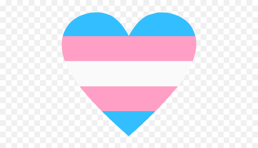 Transgender Heart Stripe Flat - Transparent Png U0026 Svg Vector Trans Flag Heart Png,Heart Transparent