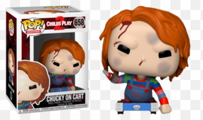 Childu0027s Play - Chucky On Cart Us Exclusive Pop Vinyl Figure Chucky On Cart Funko Png,Chucky Png