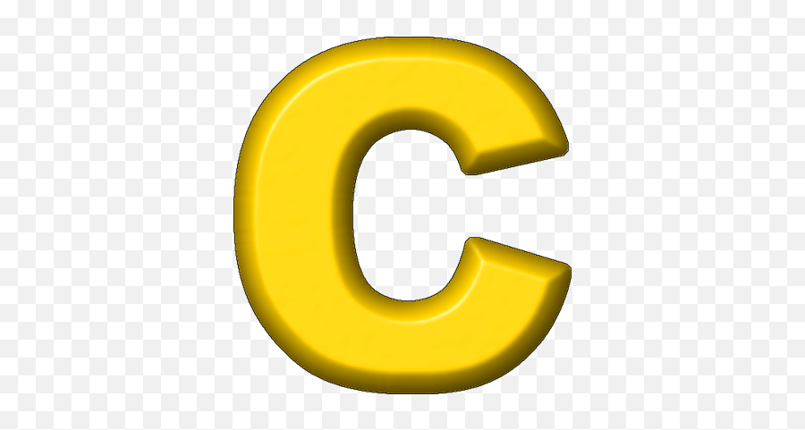 Download Yellow Refrigerator Magnet C - Letter C Png,Letter C Png