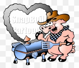 Pig Bbq Logo Free Download - Spare Ribs Bbq Ribs Cartoon Png,Bbq Logos