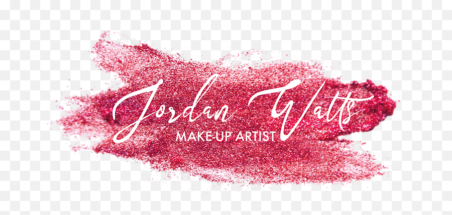 Beauty Jordan Watts Make - Up Devon Calligraphy Png,Red Glitter Png