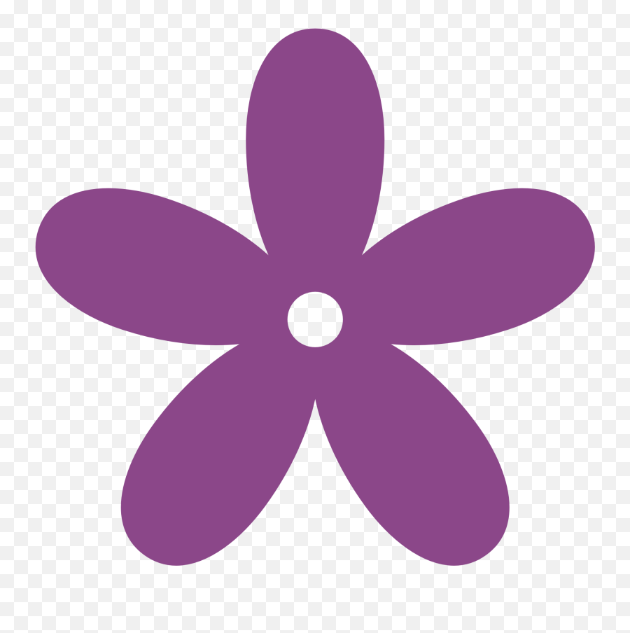 Flower Vector Png Free Download - Pink Flower Clipart,Purple Roses Png