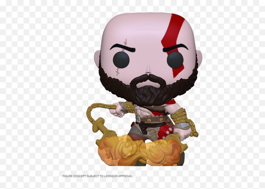Blades Of Chaos Glow Vinyl Figure - Funko Pop Ghost Of Tsushima Png,God Of War Kratos Png