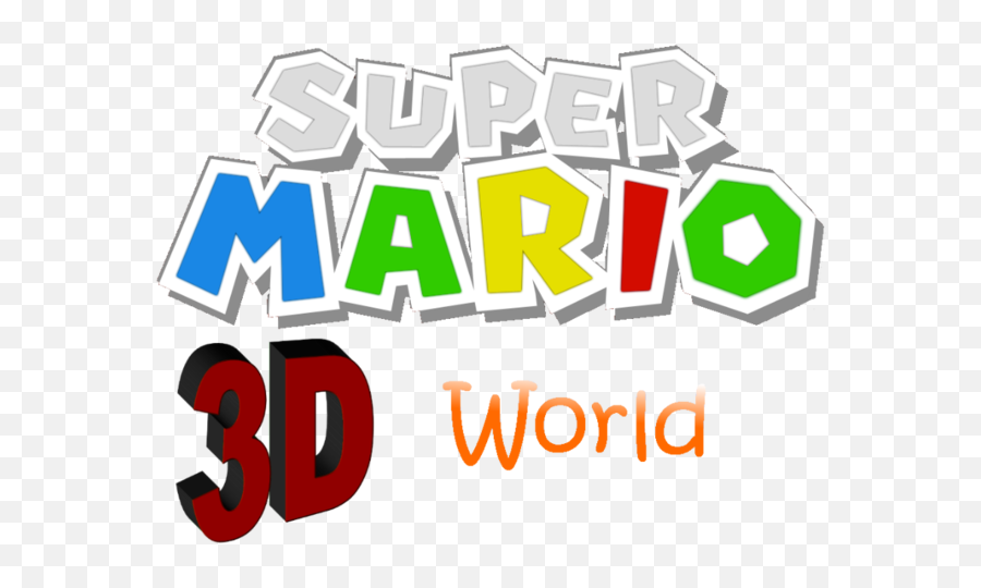 Download Super Mario 3d World Logo - Clip Art Png,Mario Logo Png