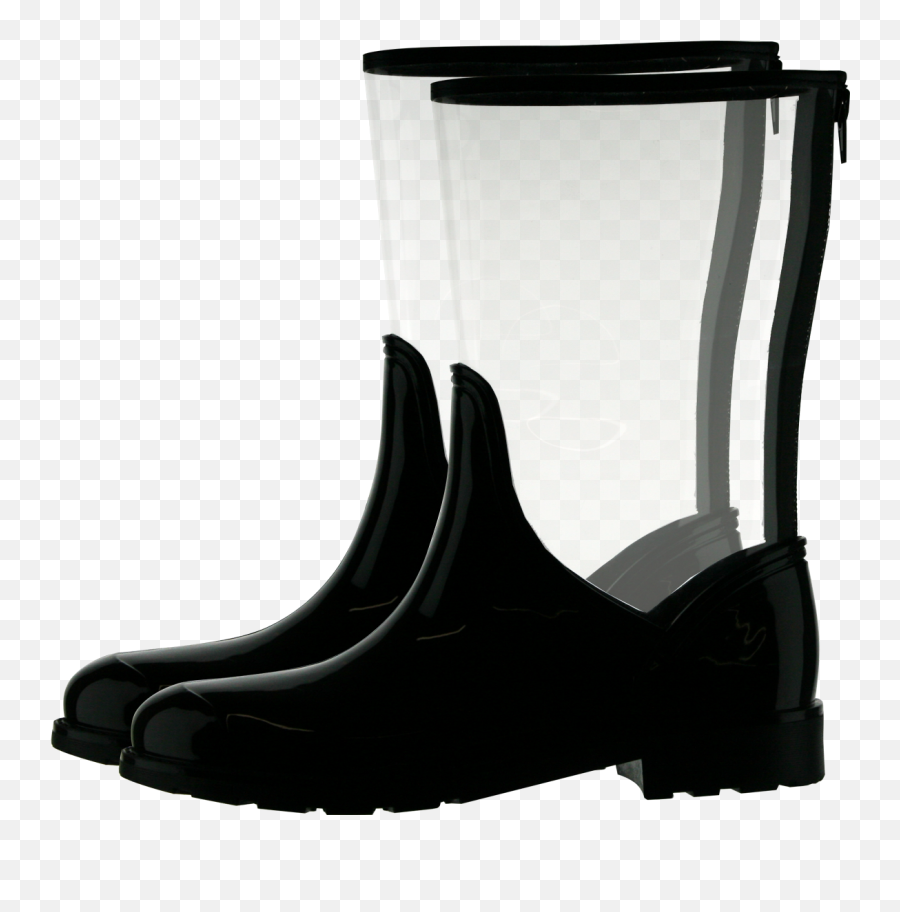 Clear Rain Boots - Clear Transparent Rain Boots Png,Boot Transparent