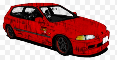 Pin De Em Initial D Art - Initial D Shingo Civic Png,Initial D Png