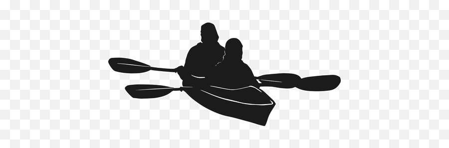 Transparent Png Svg Vector File - Kayak Silhouette,Canoe Png